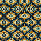 Evil Eye Pattern 10 Minky Fabric