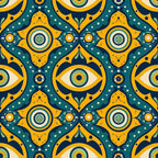 Evil Eye Pattern 2 Minky Fabric
