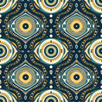 Evil Eye Pattern 3 Minky Fabric