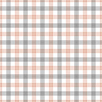 fall orange, plaid pattern, tartan, checkered design, autumn colors, coral pink, charcoal gray, white background, geometric lines, intersecting stripes,, fabric panel, seasonal fabric, warm tones, repeating pattern, woven appearance, craft fabric, sewing material, rectangular grid, crosshatch design