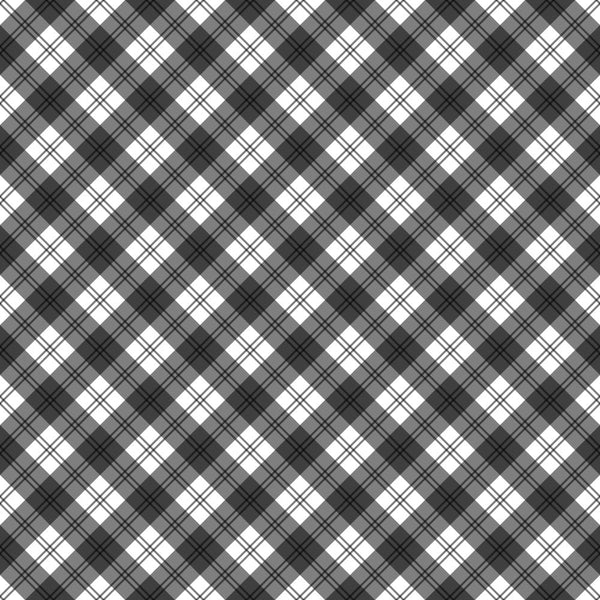 white, gray, black, plaid pattern, tartan, diagonal lines, crosshatch design, geometric, checkered, monochrome,, fabric panel, fall, autumn, neutral tones, woven appearance, rectangular blocks, intersecting lines, textile design