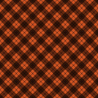 orange, brown, rust, plaid pattern, argyle, diagonal stripes, geometric design, fall colors, autumn theme,, fabric panel, checkered, crosshatch lines, warm tones, seasonal fabric, diamond shapes, repetitive pattern, crafting material, textile design