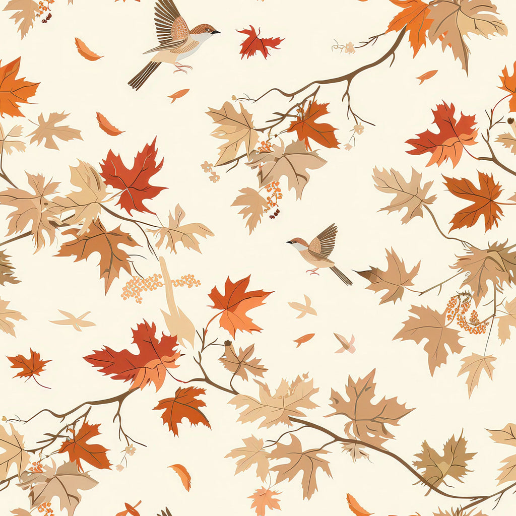 Persimmon Pagoda Pattern 8 Minky Fabric