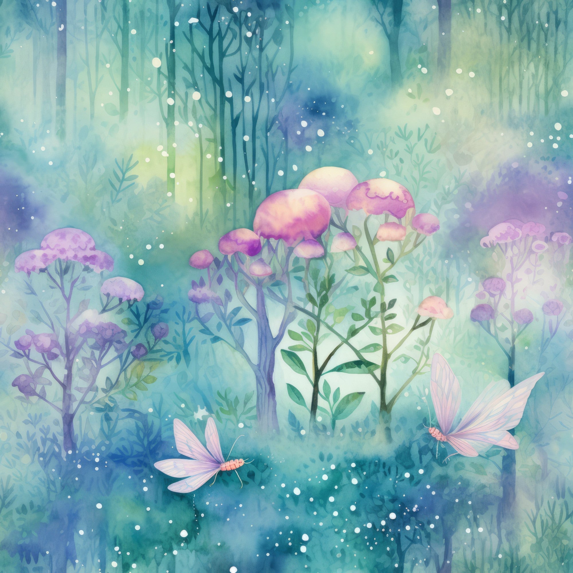 Fantasy Forest Pattern 18 Minky Fabric
