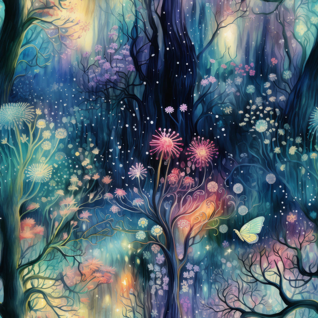Fantasy Forest Pattern 22 Minky Fabric