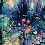 Fantasy Forest Pattern 22 Minky Fabric
