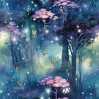 Fantasy Forest Pattern 26 Minky Fabric