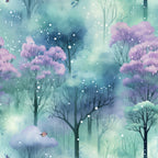 Fantasy Forest Pattern 27 Minky Fabric