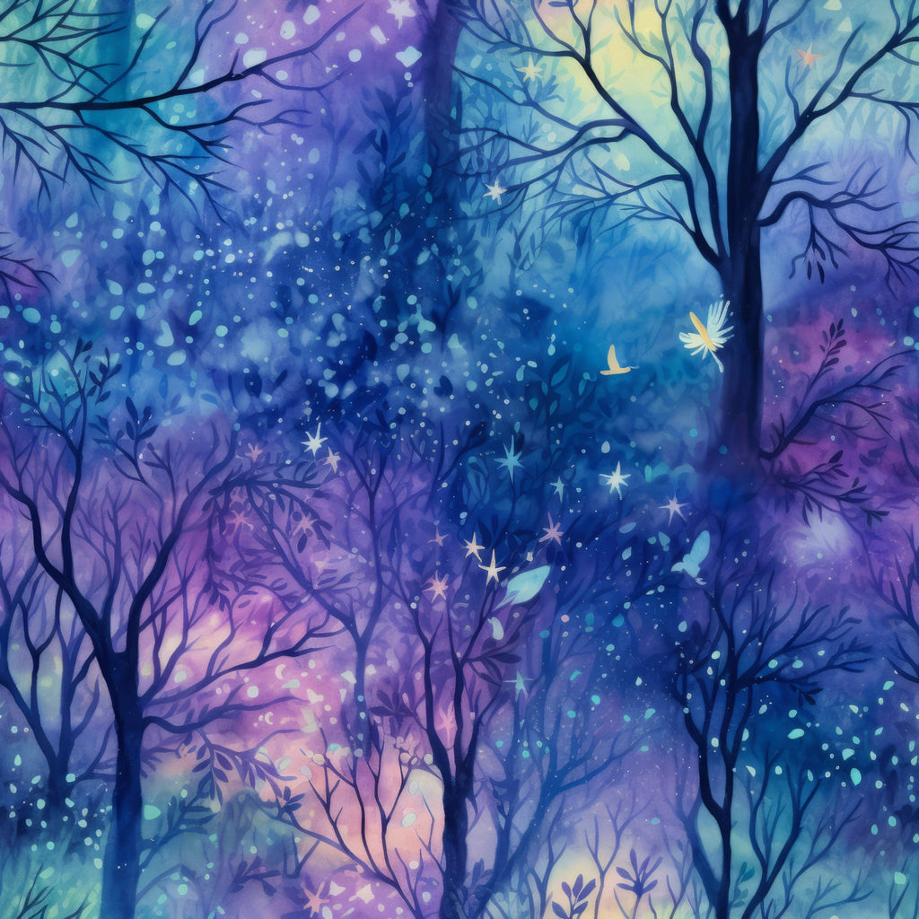 Fantasy Forest Pattern 30 Minky Fabric