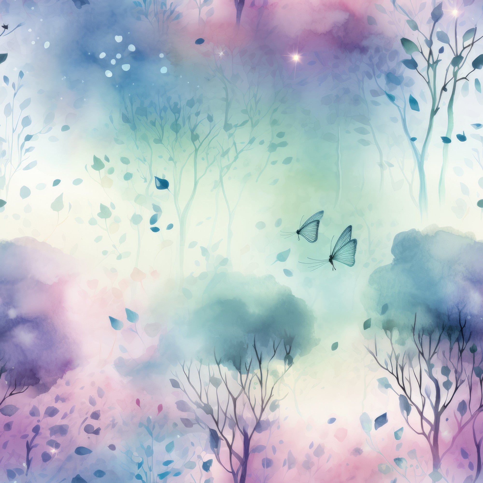 Fantasy Forest Pattern 31 Minky Fabric