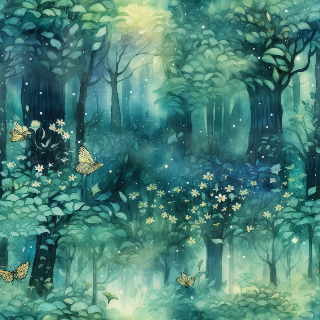 Fantasy Forest Pattern 33 Minky Fabric