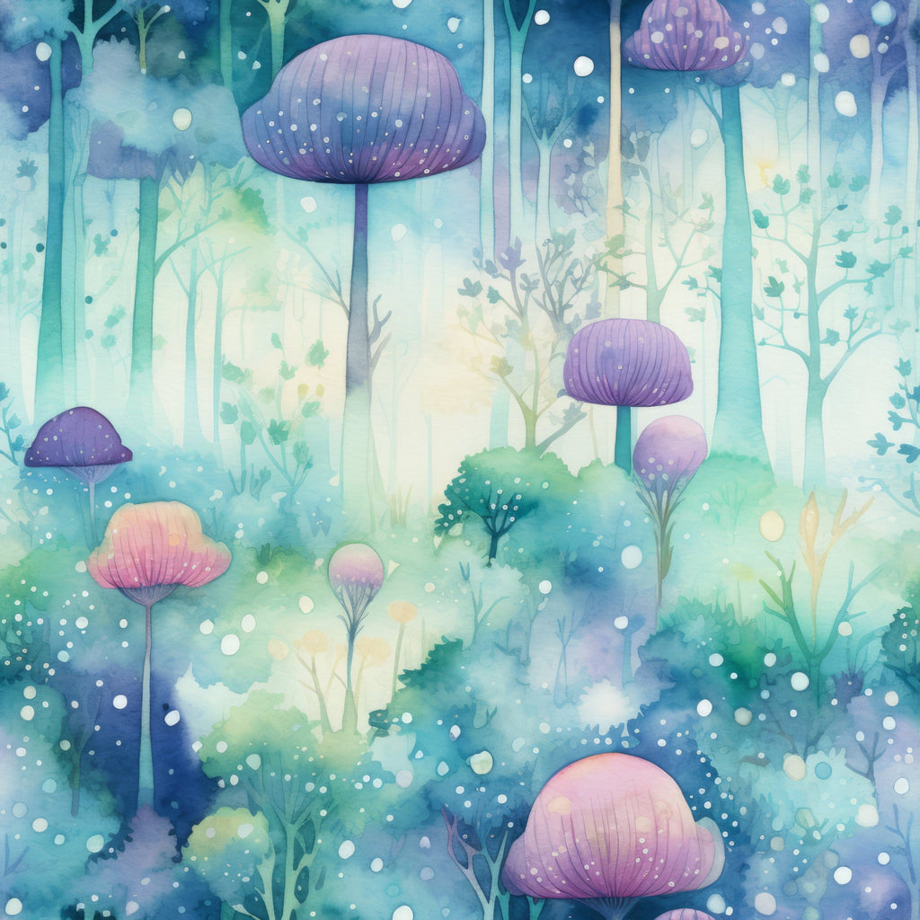 Fantasy Forest Pattern 36 Minky Fabric