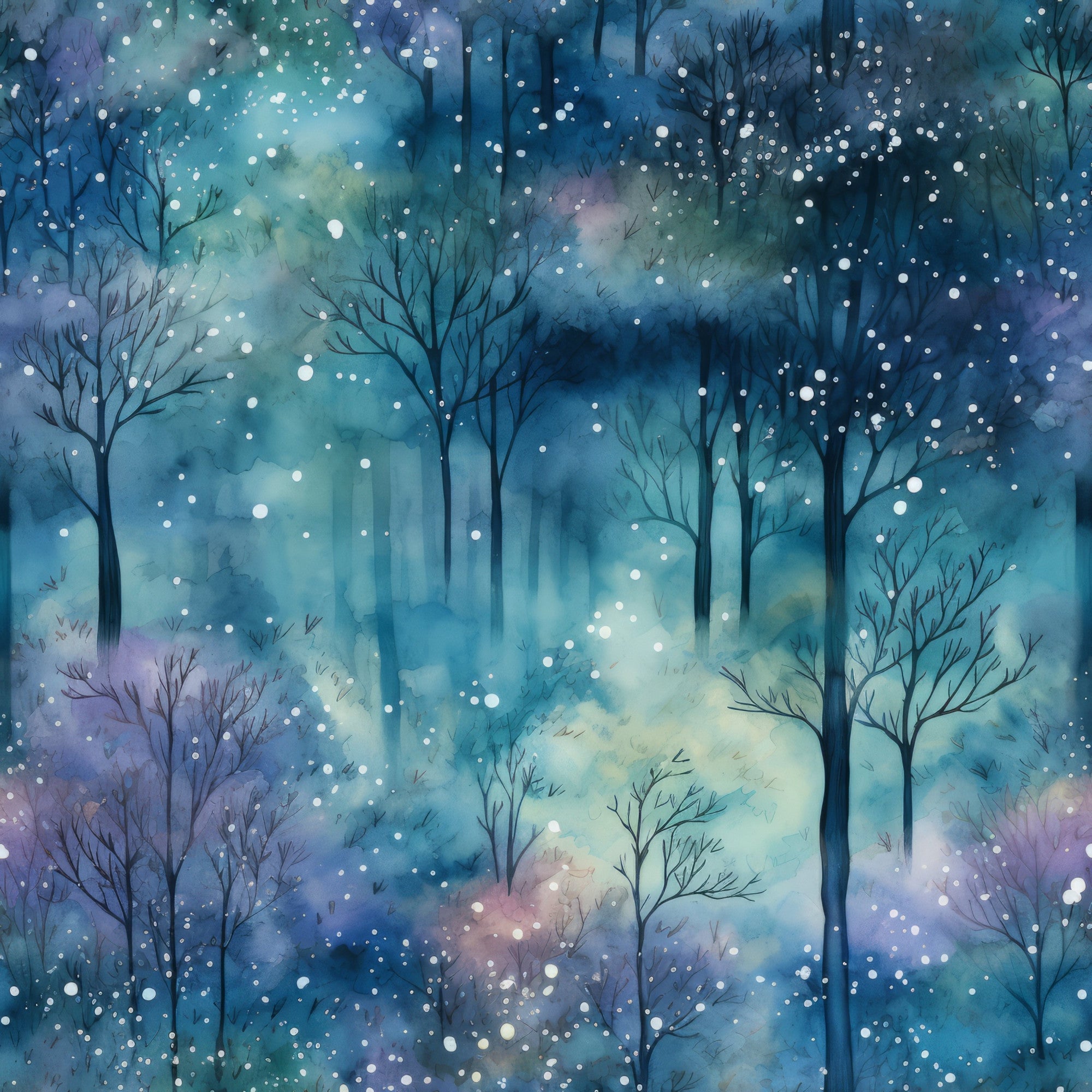 Fantasy Forest Pattern 37 Minky Fabric