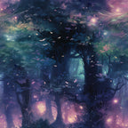Fantasy Forest Pattern 40 Minky Fabric