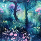 Fantasy Forest Pattern 41 Minky Fabric