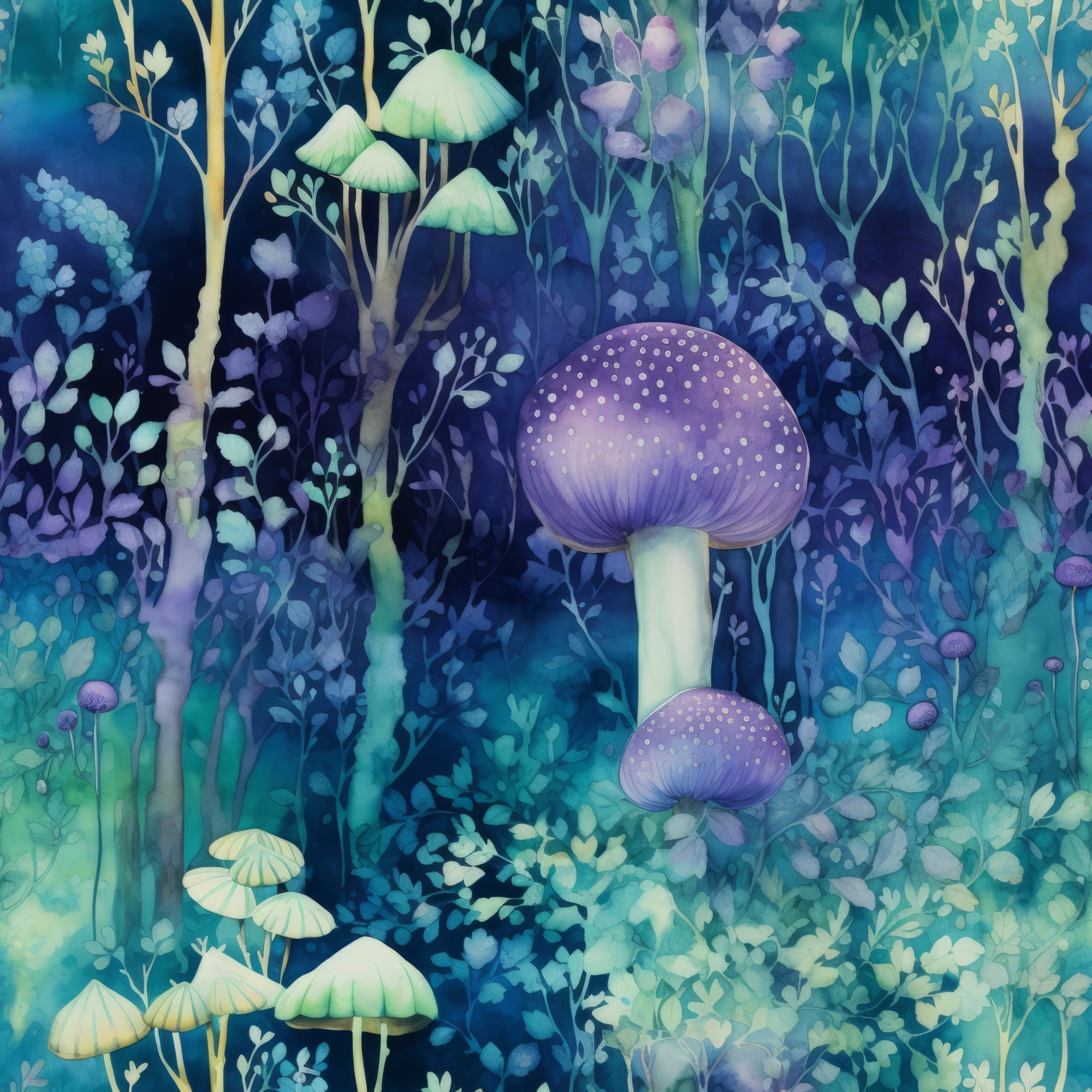Fantasy Forest Pattern 42 Minky Fabric