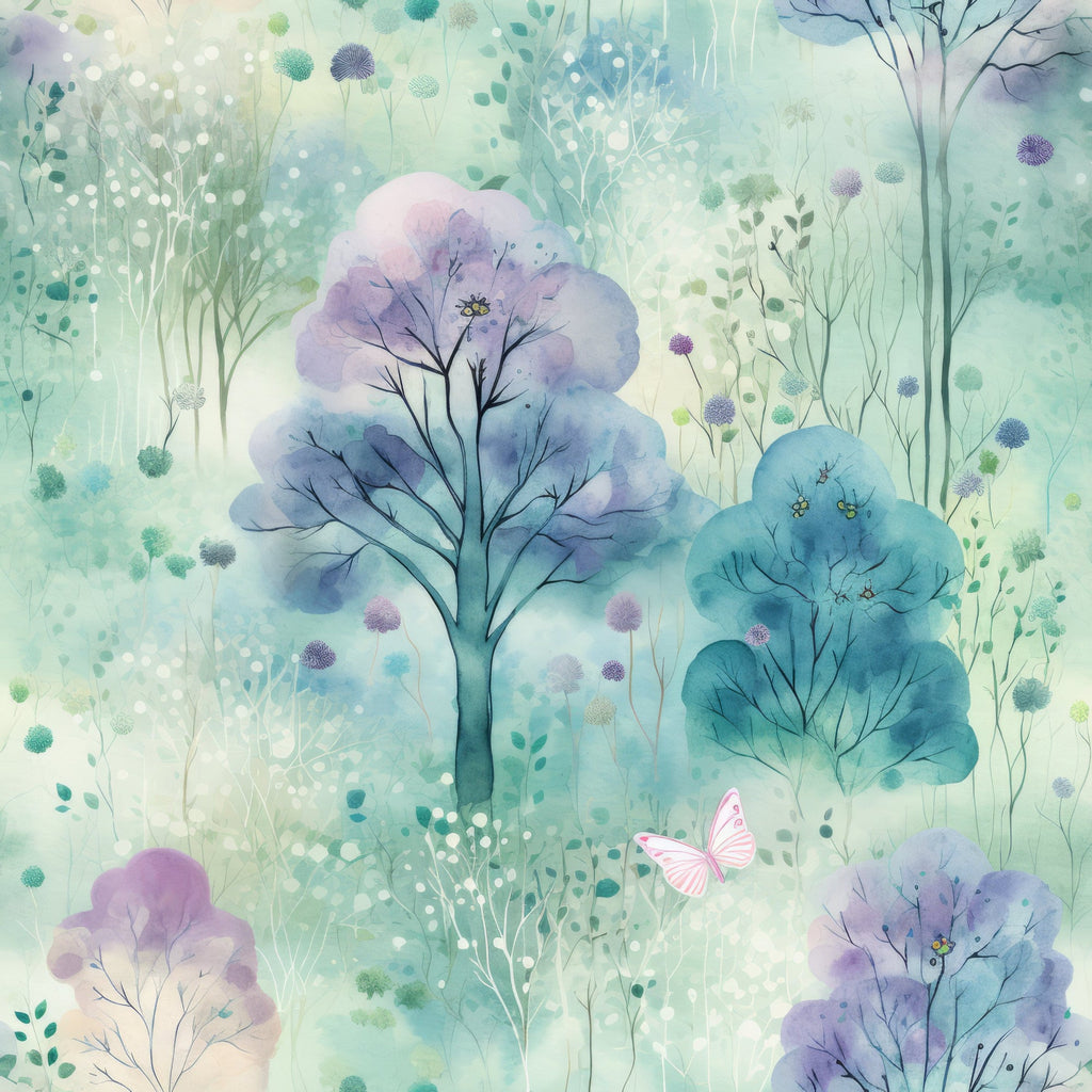 Fantasy Forest Pattern 43 Minky Fabric
