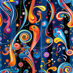 Midnight Fiesta Pattern 14 Minky Fabric