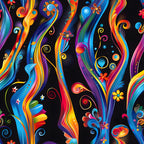 Midnight Fiesta Pattern 16 Minky Fabric