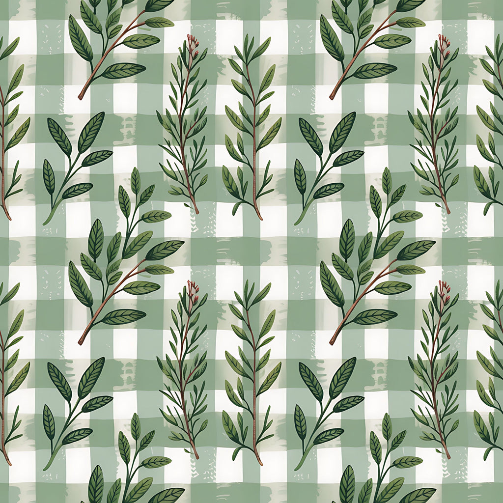 Rosemary Wreaths Pattern 11 Minky Fabric