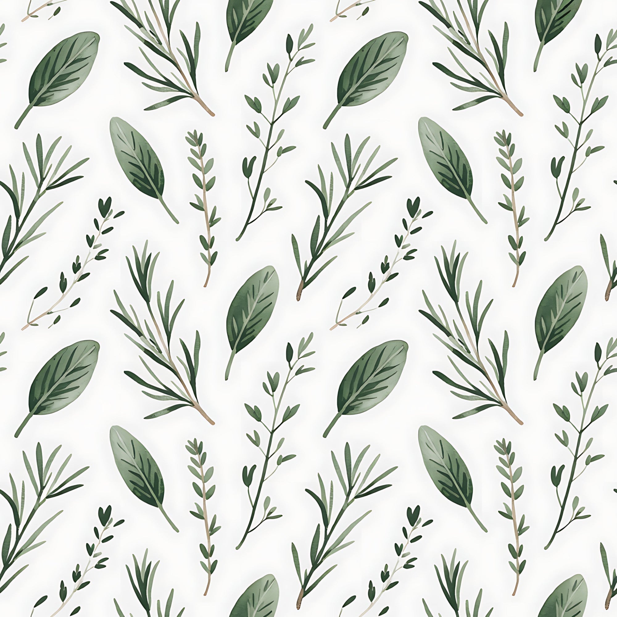 Rosemary Wreaths Pattern 13 Minky Fabric