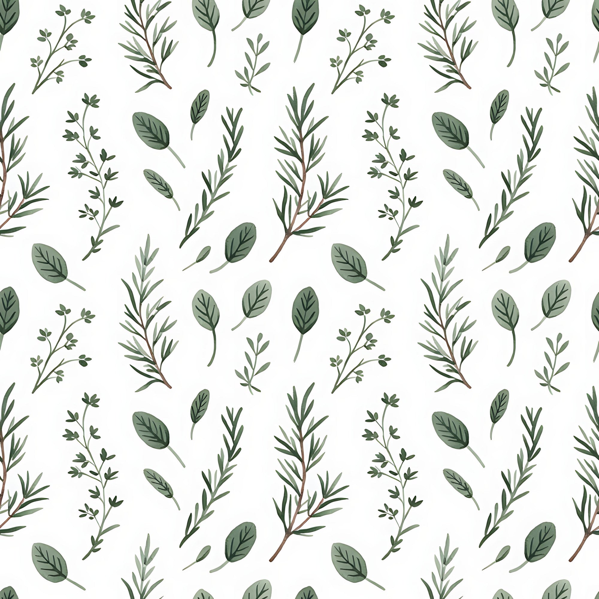 Rosemary Wreaths Pattern 14 Minky Fabric