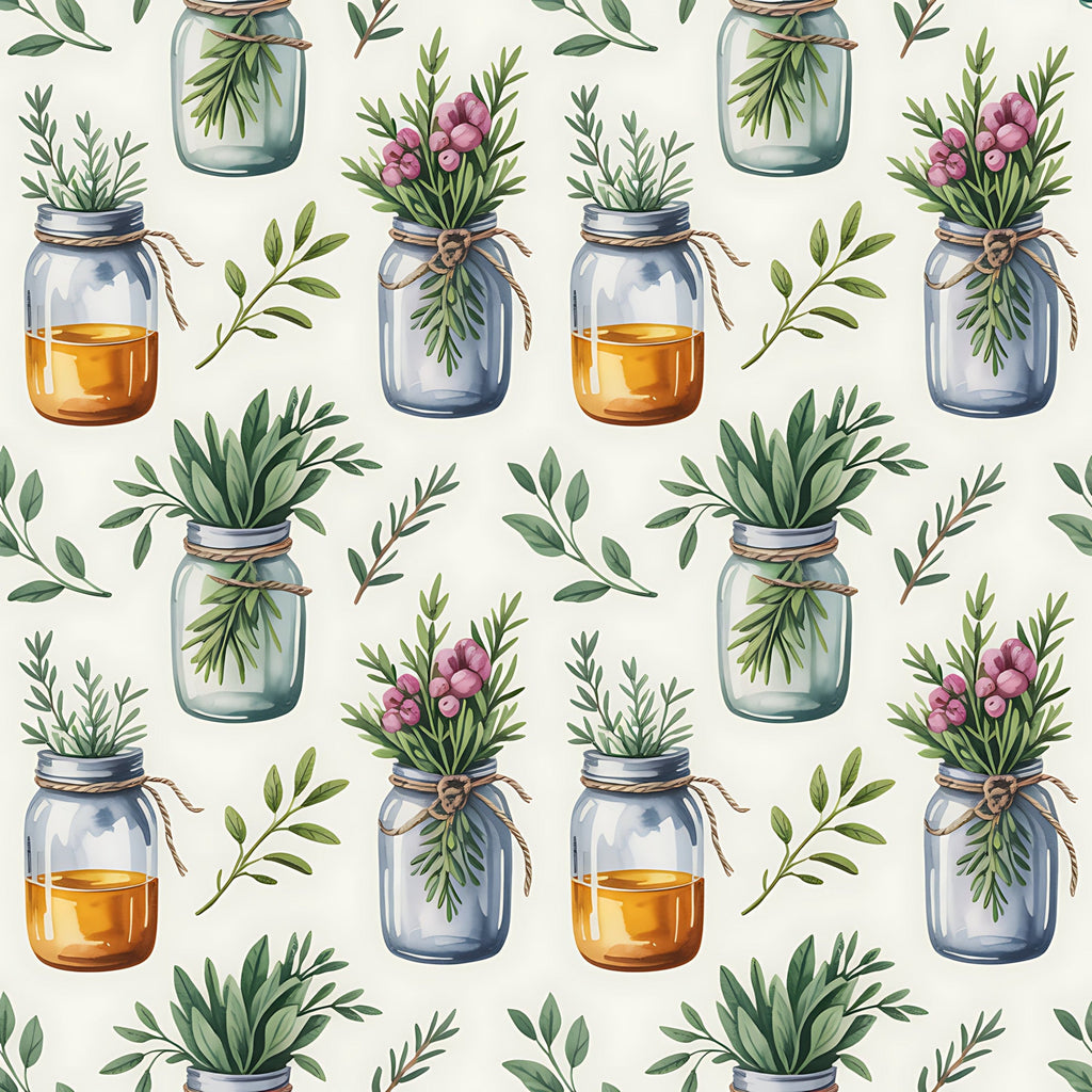 Rosemary Wreaths Pattern 17 Minky Fabric