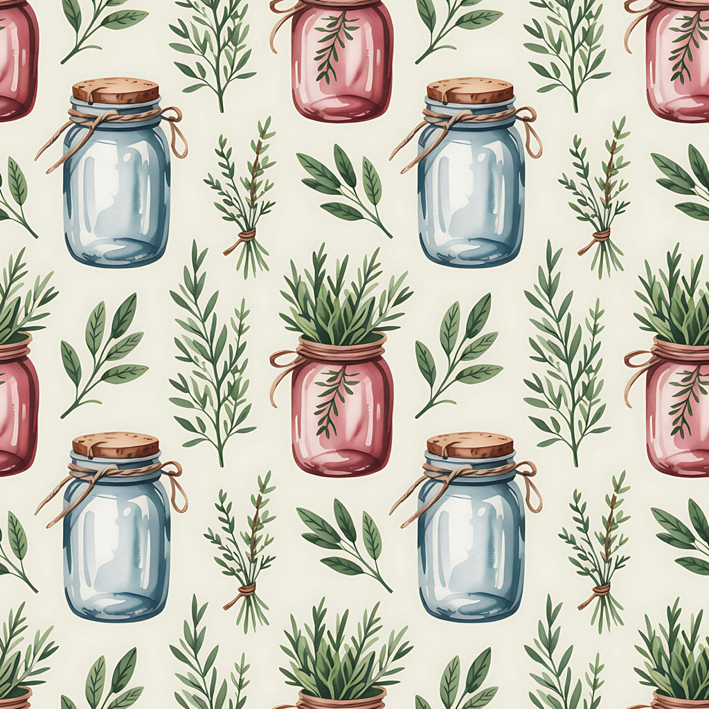 Rosemary Wreaths Pattern 18 Minky Fabric