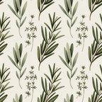 Rosemary Wreaths Pattern 2 Minky Fabric
