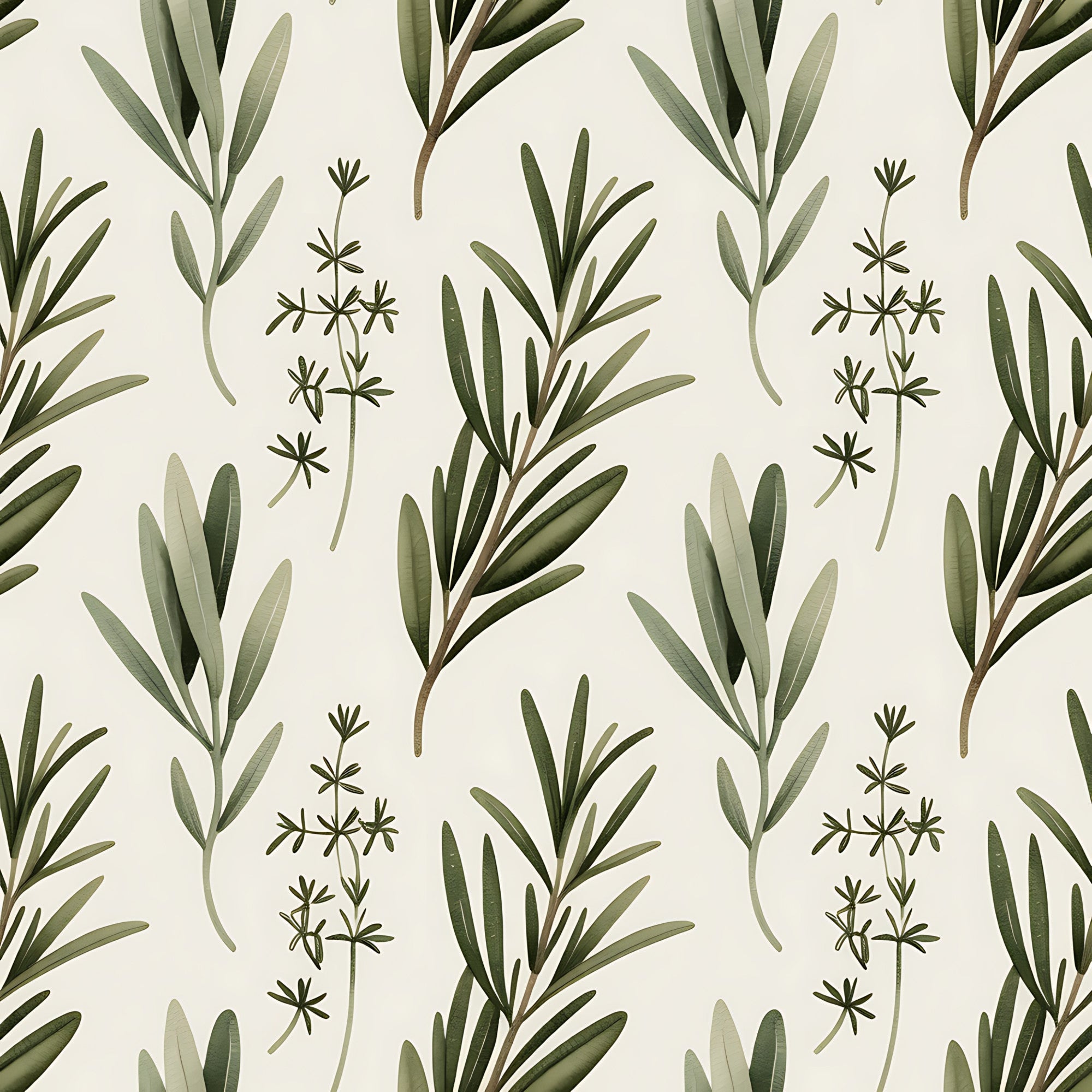 Rosemary Wreaths Pattern 2 Minky Fabric