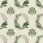 Rosemary Wreaths Pattern 20 Minky Fabric