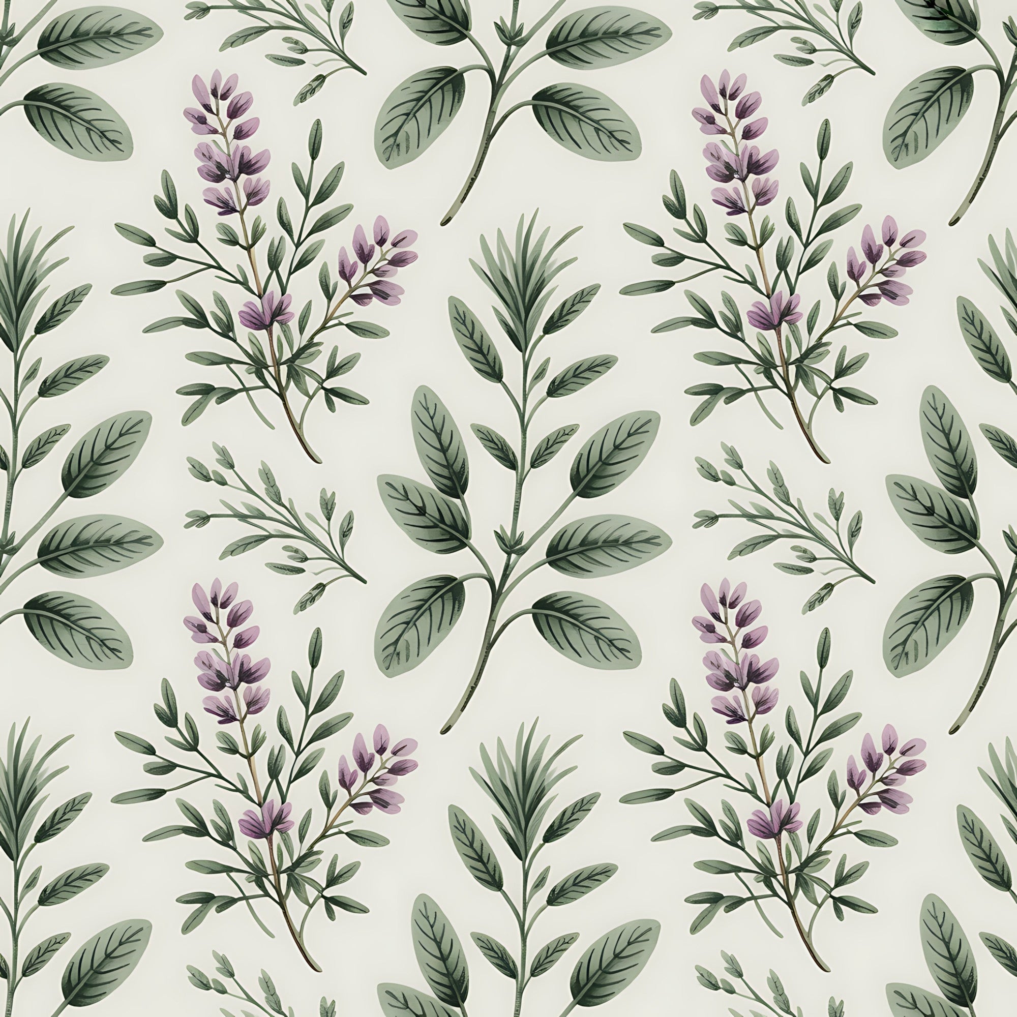 Rosemary Wreaths Pattern 25 Minky Fabric