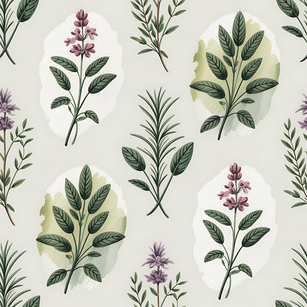 Rosemary Wreaths Pattern 26 Minky Fabric