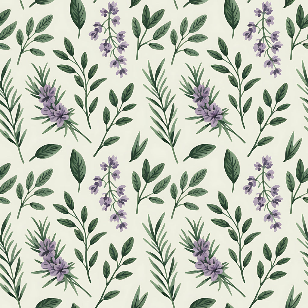 Rosemary Wreaths Pattern 29 Minky Fabric
