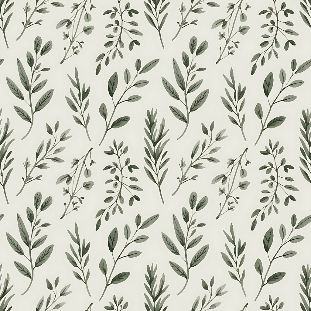 Rosemary Wreaths Pattern 3 Minky Fabric