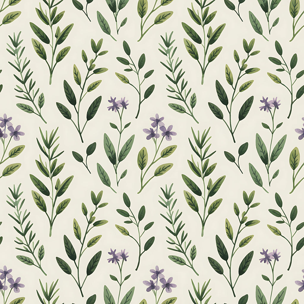 Rosemary Wreaths Pattern 30 Minky Fabric