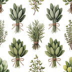 Rosemary Wreaths Pattern 31 Minky Fabric