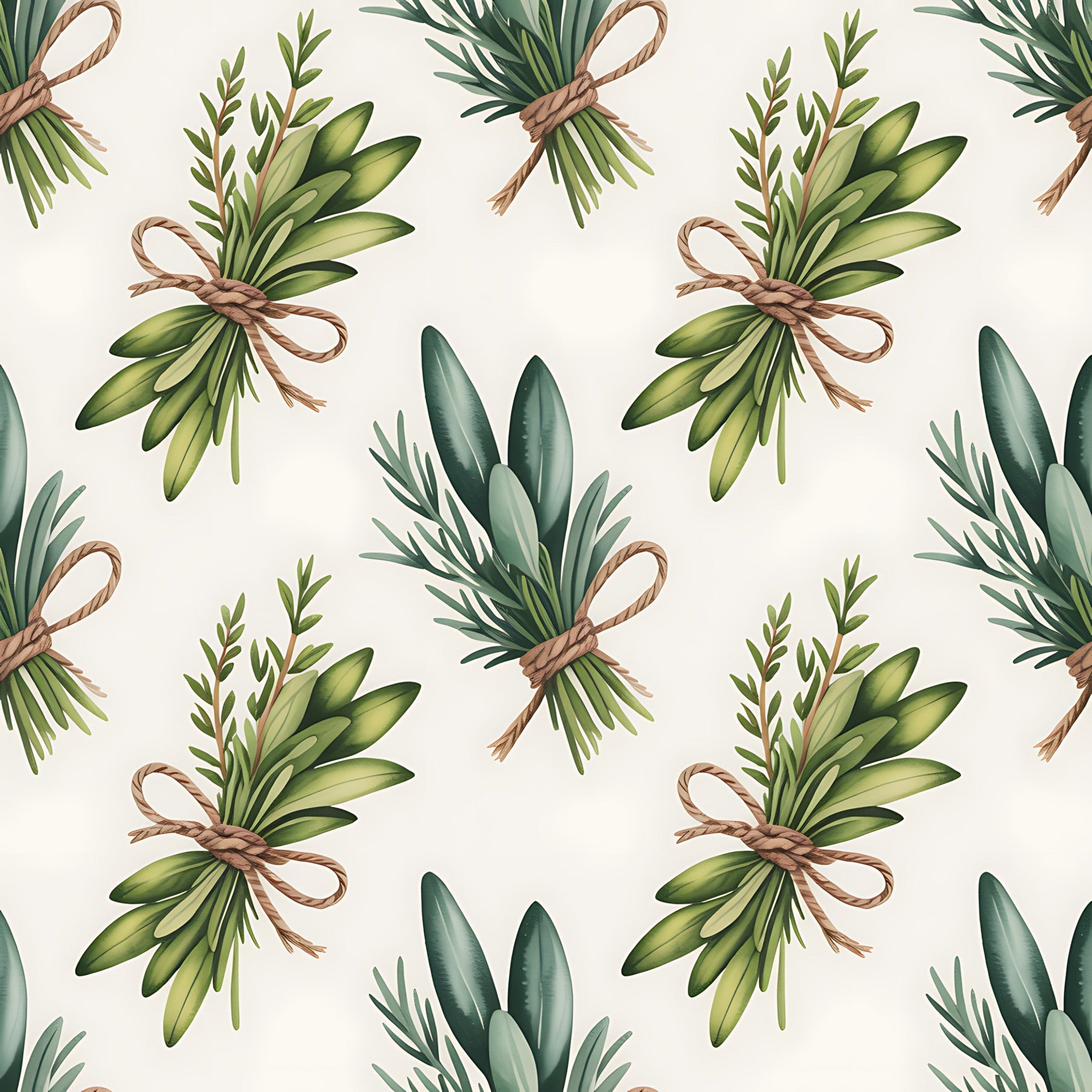 Rosemary Wreaths Pattern 33 Minky Fabric
