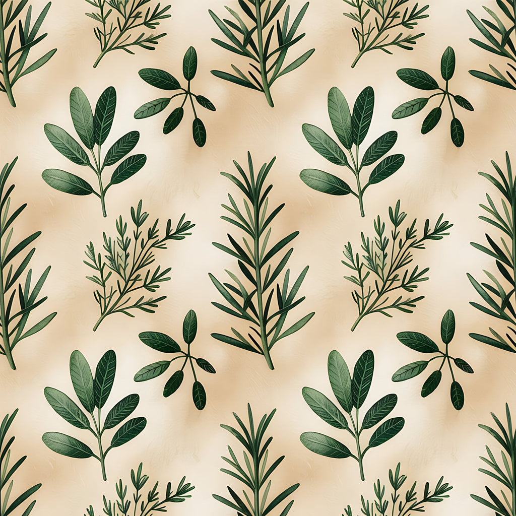 Rosemary Wreaths Pattern 35 Minky Fabric