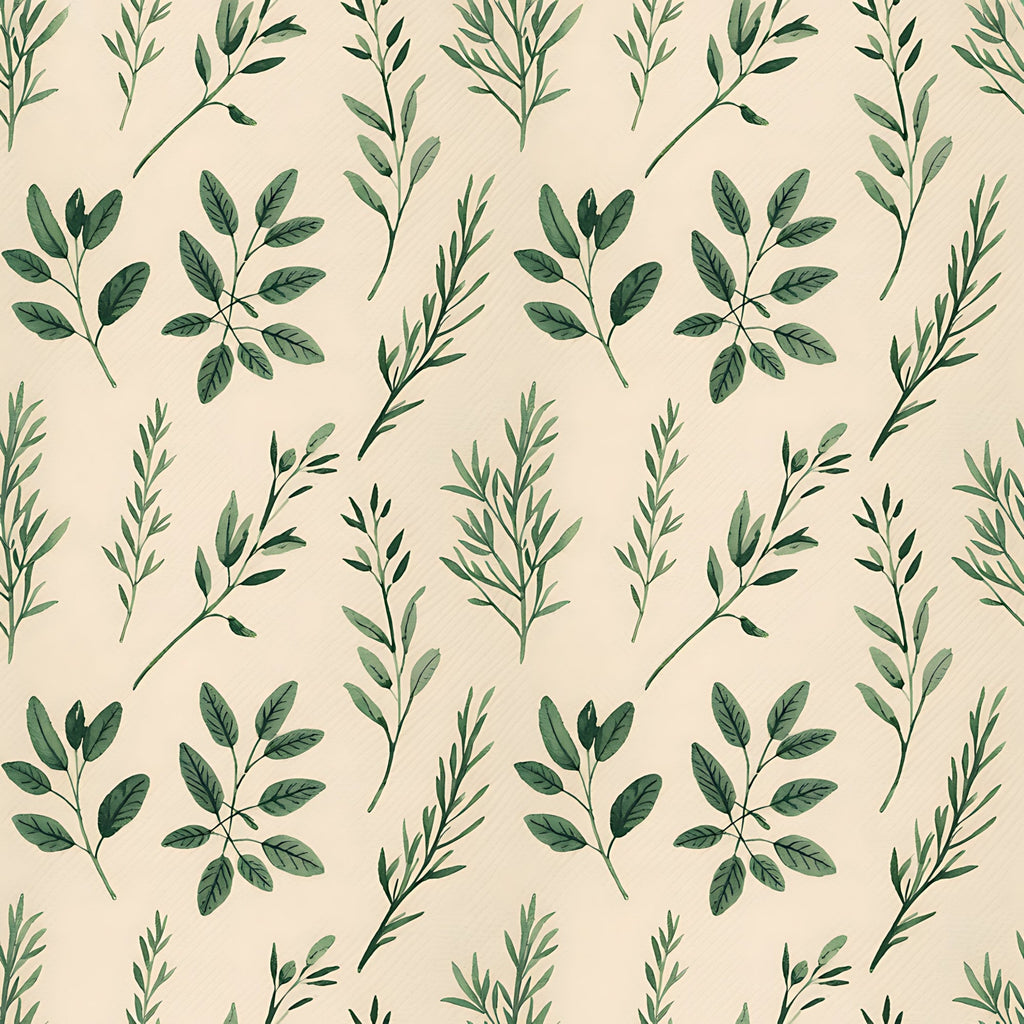 Rosemary Wreaths Pattern 37 Minky Fabric