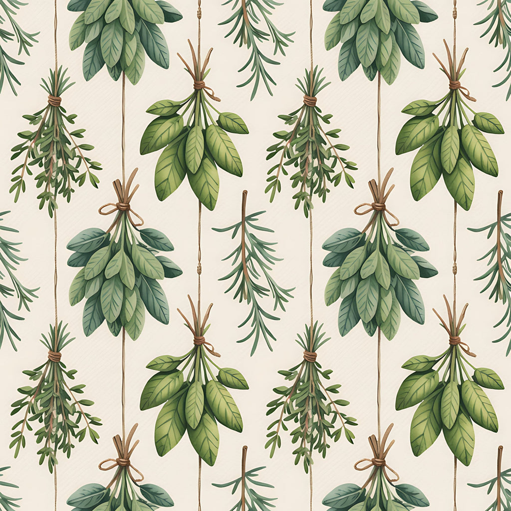 Rosemary Wreaths Pattern 5 Minky Fabric