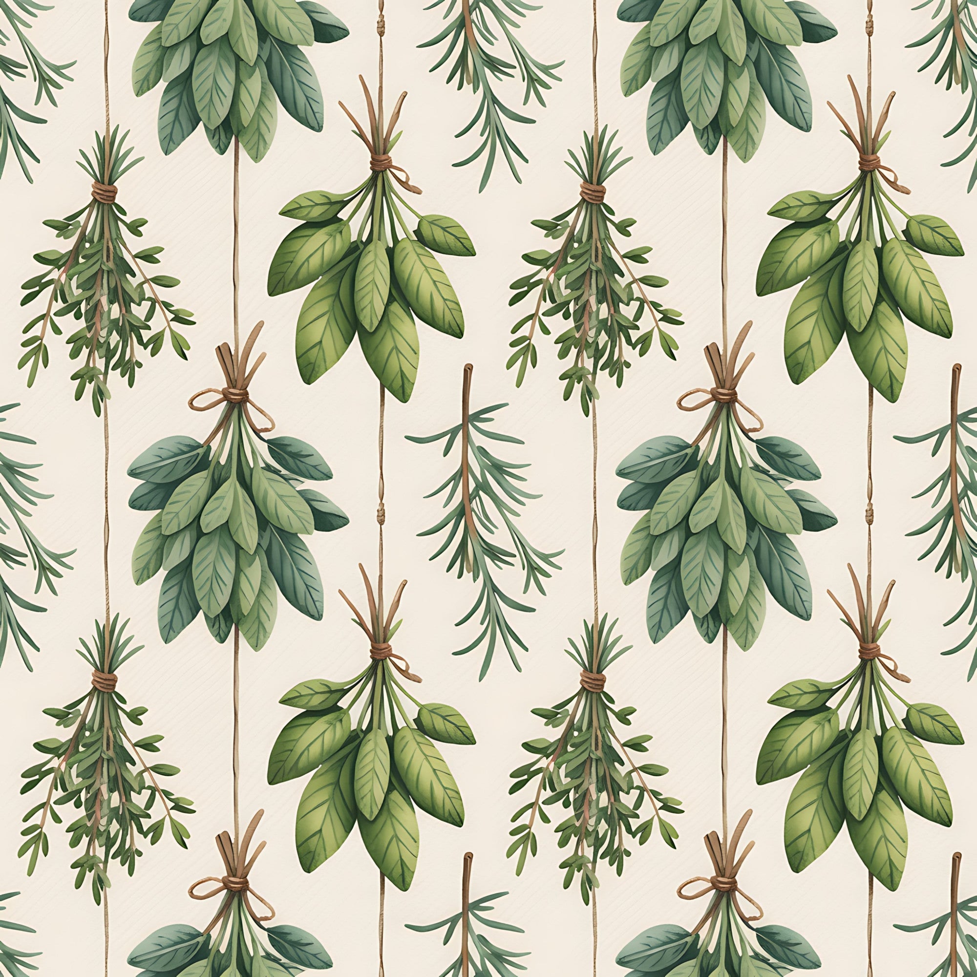 Rosemary Wreaths Pattern 5 Minky Fabric