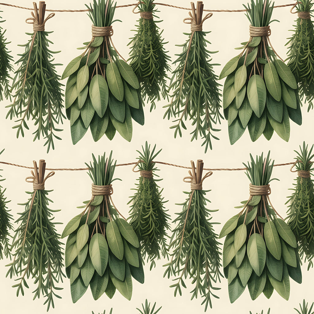 Rosemary Wreaths Pattern 7 Minky Fabric