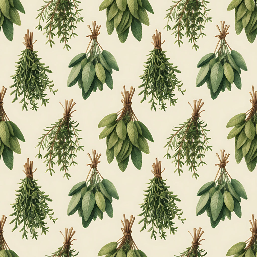Rosemary Wreaths Pattern 8 Minky Fabric