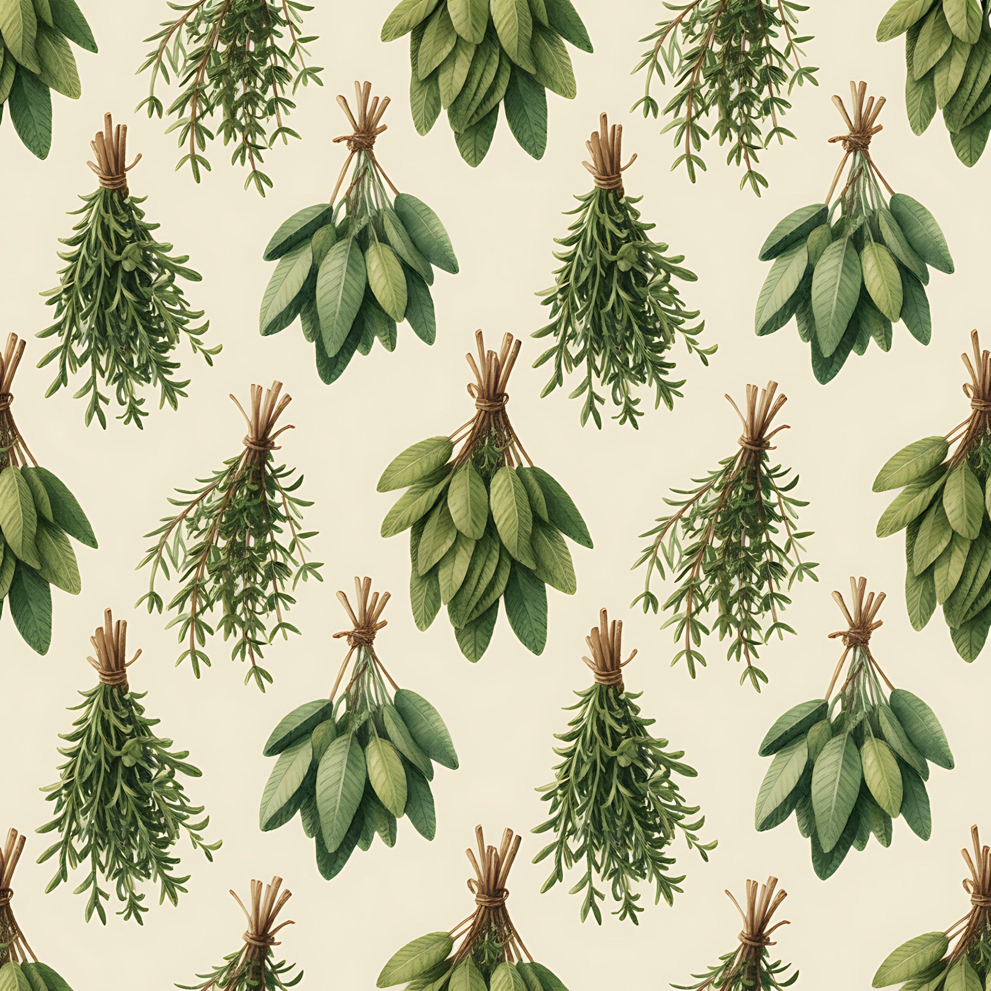Rosemary Wreaths Pattern 8 Minky Fabric