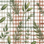Rosemary Wreaths Pattern 9 Minky Fabric