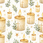 Floral Christian Faith Pattern 9 Minky Fabric