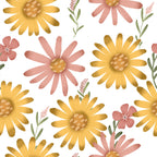 Flower Town Pattern 6 Minky Fabric