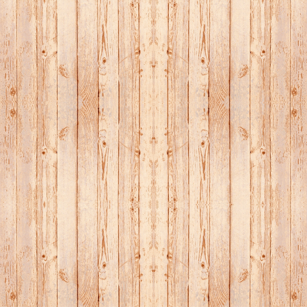 Seamless pattern of light brown wooden planks with visible grain and knot details forming a symmetrical layout.