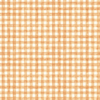 orange gingham, peach checkered, coral plaid, white squares, geometric pattern, vintage style, retro fabric,, fabric panel, spring colors, easter themed, cottage core, gingham weave, checkered design, warm tones, craft fabric, patchwork material, nostalgic mood, soft texture